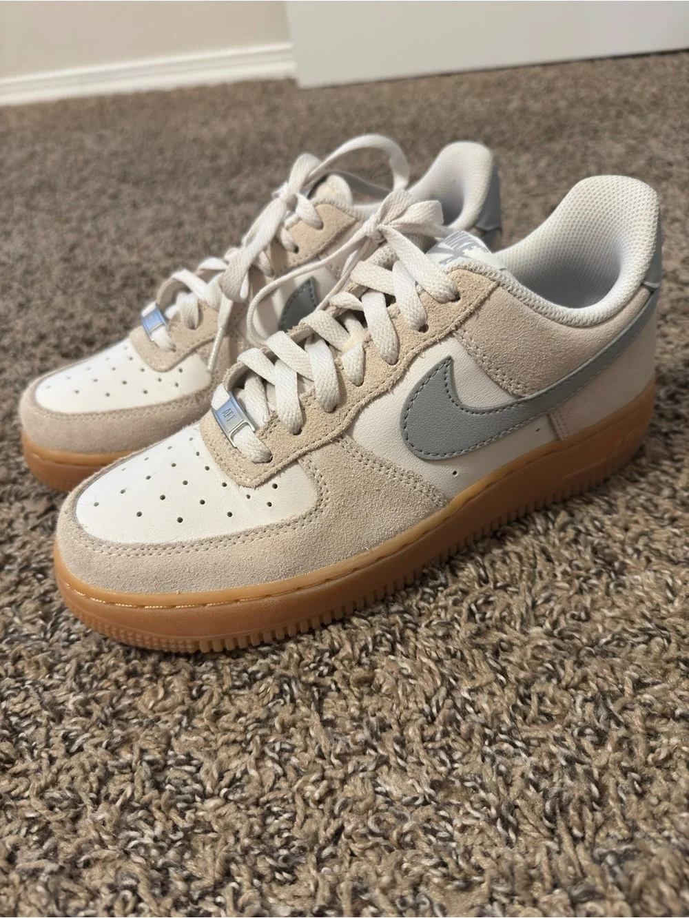 Nike Men’s Air Force 1 Low 07 LV8 Phantom Grey Gum FQ8714-002